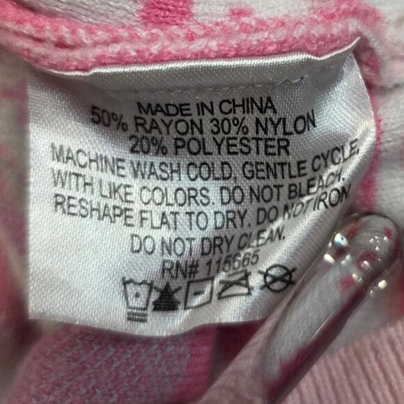 Box Lunch Sanrio My Melody Pink Strawberry Cardigan Sweater Size Small Hot Topic - Picture 10 of 12